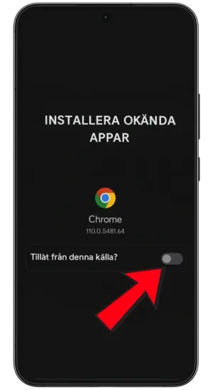 Tillåt installationen
